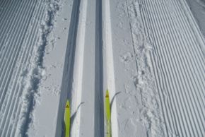 Die Loipen beginnen fast am Haus