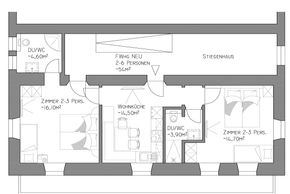 Ferienwohnung 1 Grundriss
