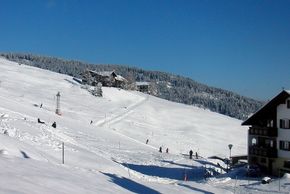 Dirkekt an der Skipiste