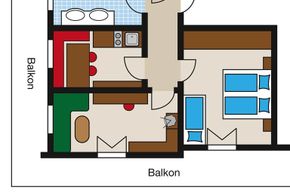 Skizze Appartement Hochkönig