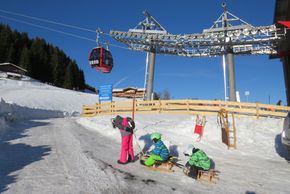 Mittelstation der neuen 8er Gondelbahn