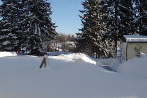 Garten hinter dem Haus