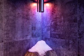 Eisbrunnen im Roof Top Spa