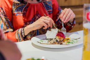 Restaurant mit Pizzeria im Hotel Walserberg