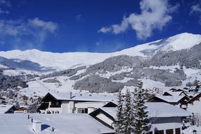 Panoramasonnenbalkon im Winter