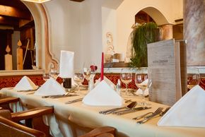 Restaurant im Hotel Enzian.