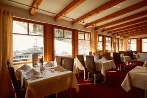 Restaurant im Hotel Enzian.