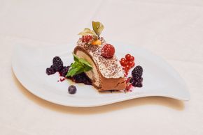 Restaurant im Hotel Enzian.