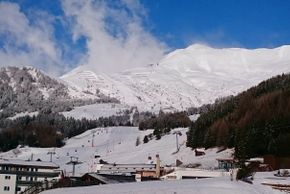 Winter Aussicht Hotelzimmer West