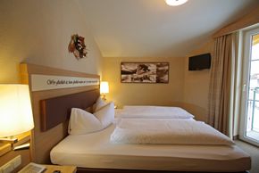 Schlafzimmer der Suite Valluga