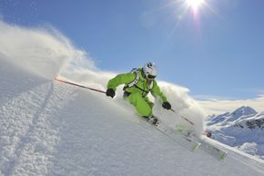 Tiefschnee am Arlberg