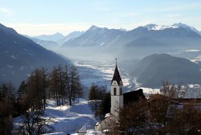 Inntal im Winter