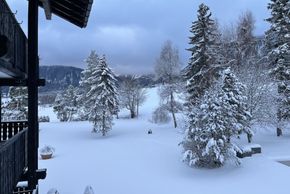 Zimmerausblick Winter