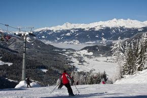 Schifahren am Weissensee