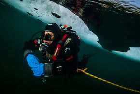 Eistauchen und Eistauchkurse am Weissensee in Kärnten