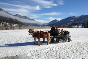 Pferdekutschenfahrt am Weissensee