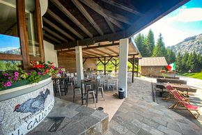 Hotelterrasse Sommer