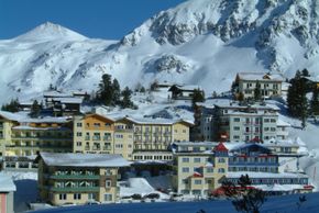 Blick von der Skipiste