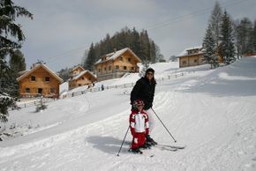 Winter im Hüttendorf