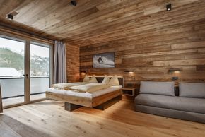 Schlafzimmer im Chalet