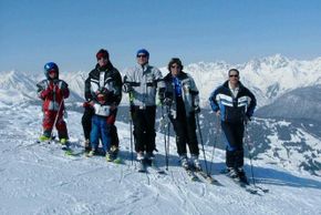 Familienabfahrt am Hochzeiger