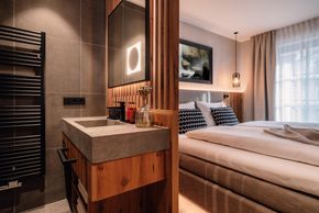 Blick ins Doppelzimmer