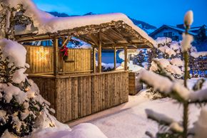 Unsere Terrasse im Winter