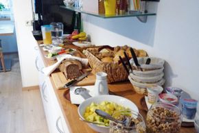 Frühstücksbuffet, B&B Pension Landhaus Vierthaler