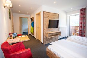 Schlafbereich des Zimmers 