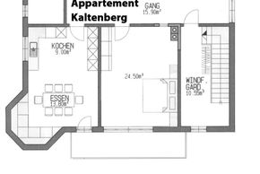Grundriss Appartement Kaltenberg