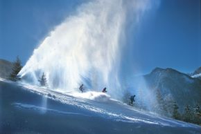 Schwünge im Pulverschnee