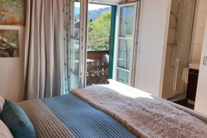 Bedroom with balcony