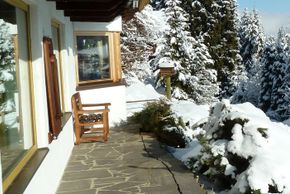 Ausblick Wohnung Panorama im Winter