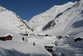 Die Fane Alm im Winter