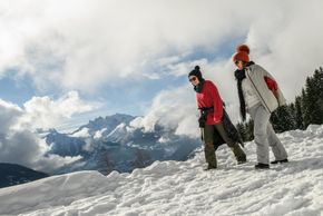 Winterwanderwege am Kristberg im Silbertal, dem Genießerberg im Montafon