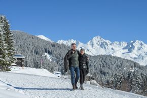 Winterwanderwege am Kristberg im Silbertal, dem Genießerberg im Montafon
