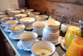 liebevolles Frühstücksbuffet
