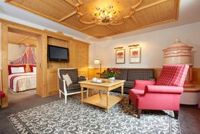 Romantik Suite in der Krone von Lech