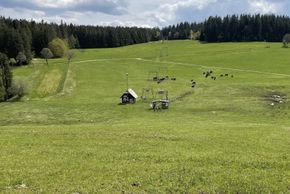 Skilift Dobel Schönwald im Sommer