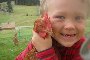 Kinder und Tiere-was kann schöner sein?
