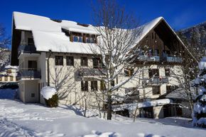 Blick von oben auf das Haus Gerda