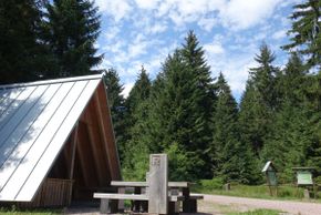 Rennsteig, Wastplatz bei Oberhof