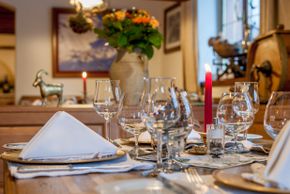 Alte Gaststube im Hotel Mondschein