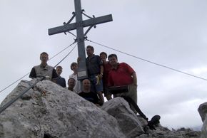 Bergheil auf dem Gipfel, Hochtriste