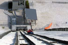 Enjoy 200 metres of slopes.