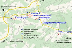 Information about the ski resort Oberkirnach