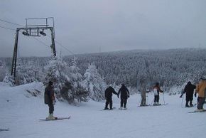 The exclusively blue marked slopes are perfect for the first turns in the snow