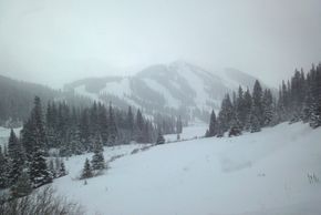 Arapahoe Basin from Loveland Pass.