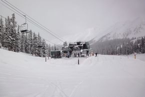 Base station of Lenawee Mountain Lift.