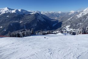 Wide slopes at the Rastkopf